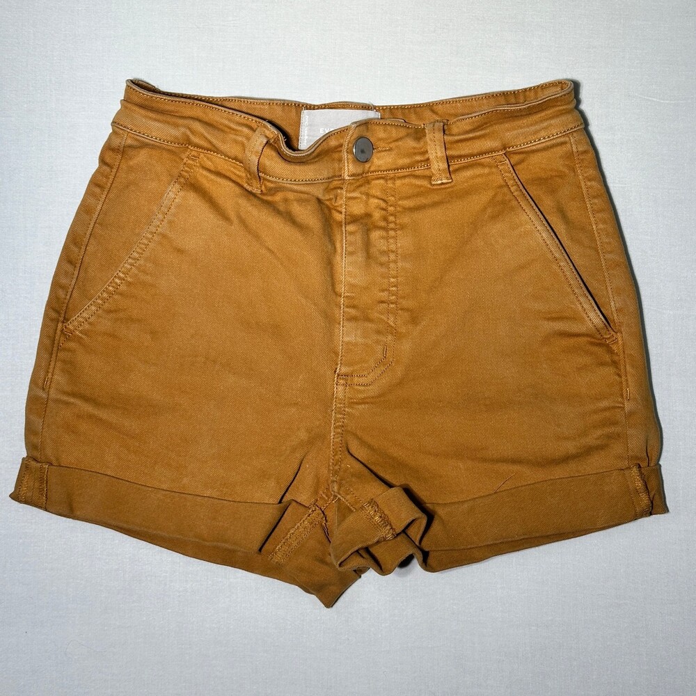 Everlane Camel Cuffed Chino Shorts Size 2 Minimalist